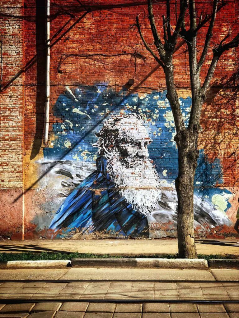 Graffiti of Leo Tolstoy