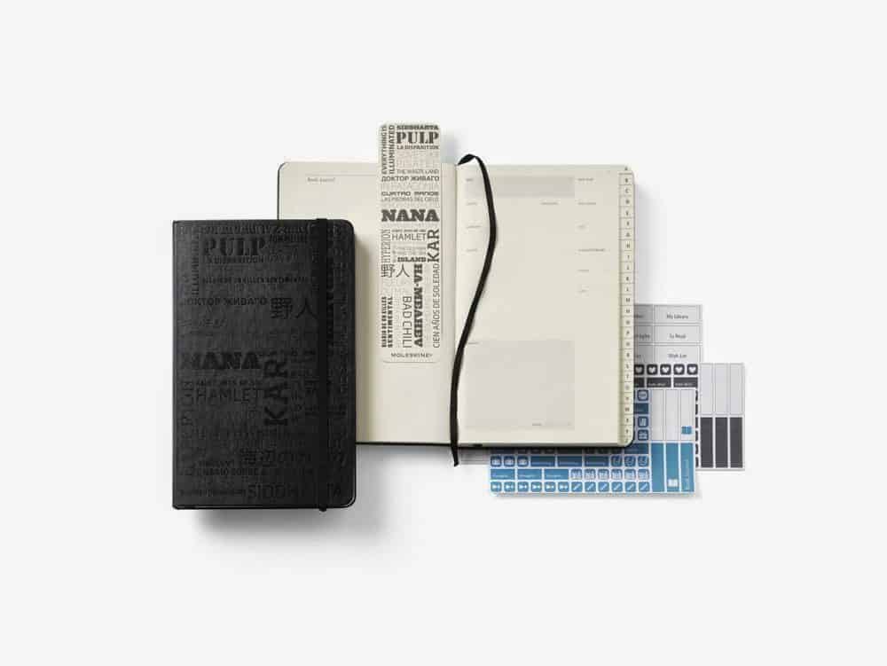 Moleskine reading journal to fee better with fiction