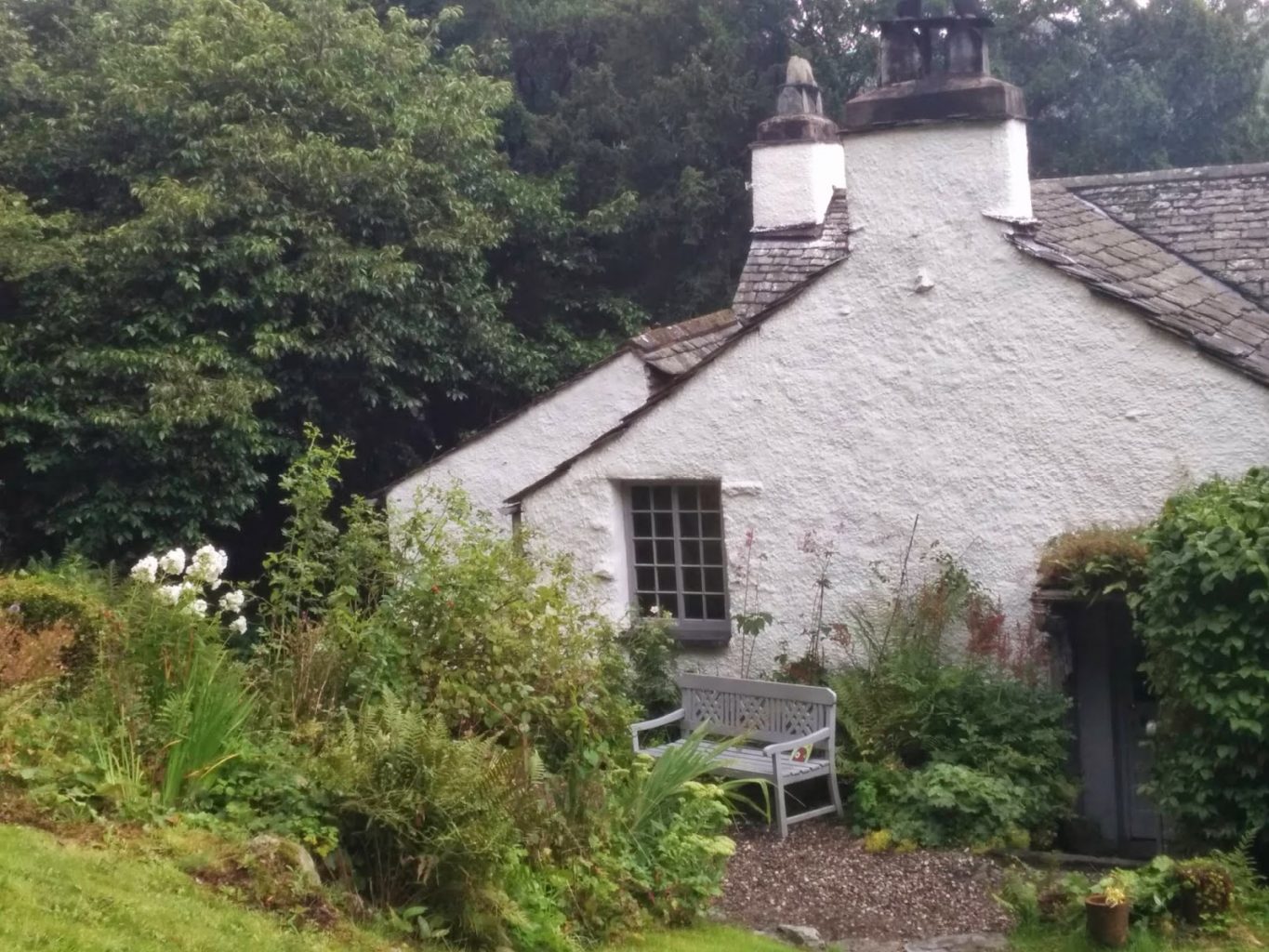 Wordsworth's garden of Dove Cottage