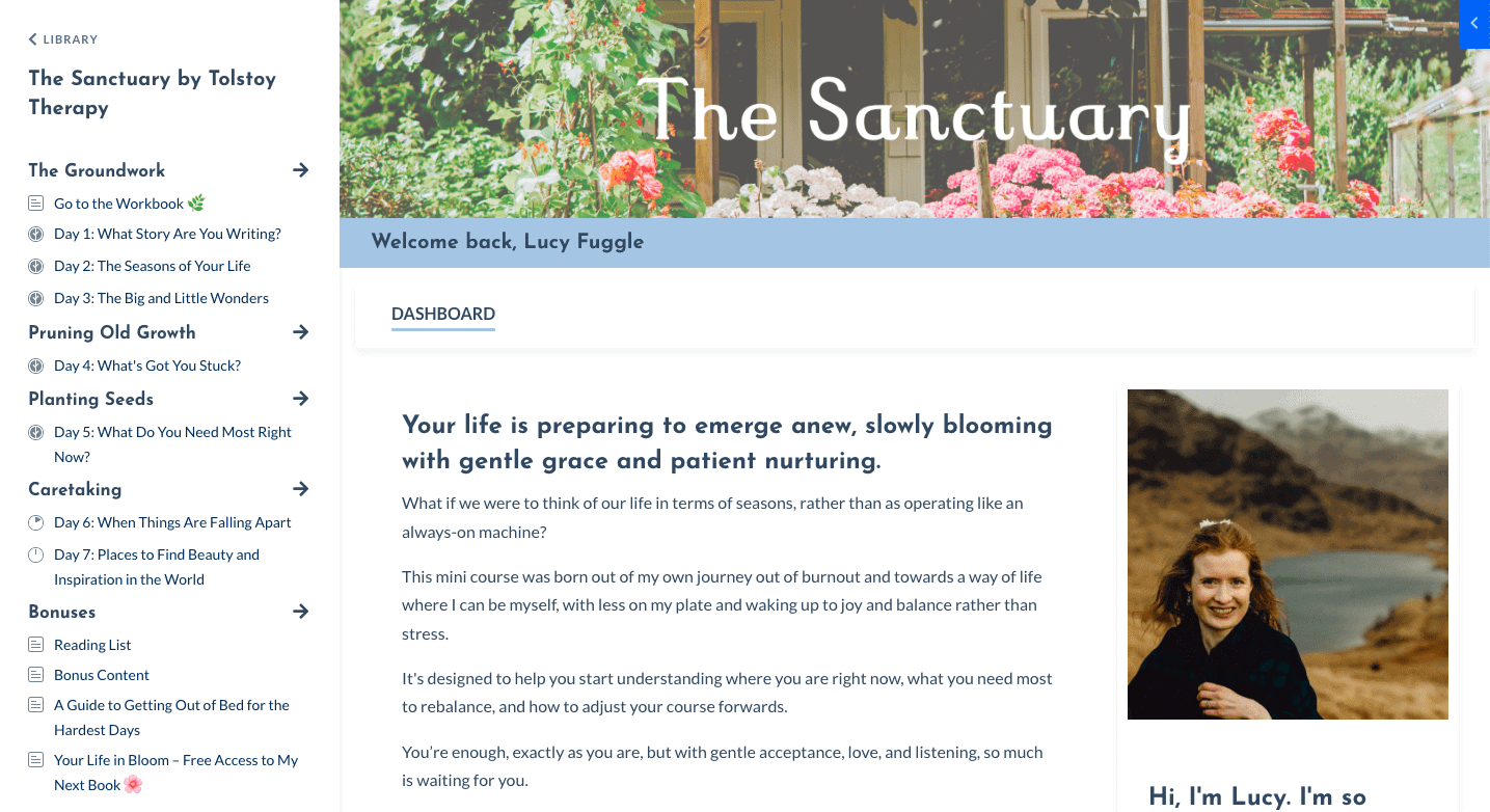 The Sanctuary by Tolstoy Therapy